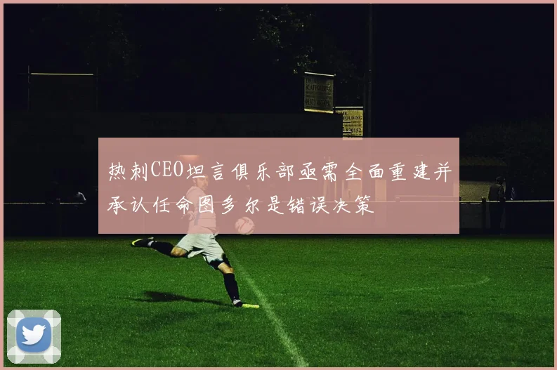 热刺CEO坦言俱乐部亟需全面重建并承认任命图多尔是错误决策